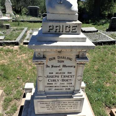 PRICE Joseph Ernest Curly 1929-1948 