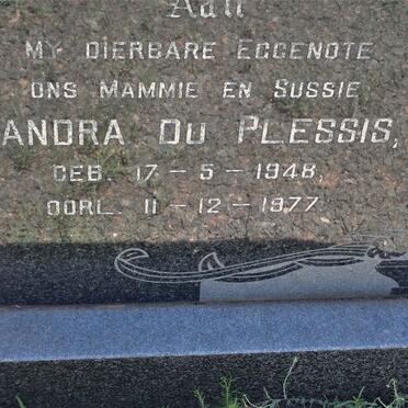 PLESSIS Sandra, du 1948-1977