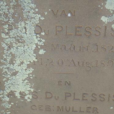 PLESSIS P.J., du 1821-1897 &amp; A.S.S. MULLER 1828-1900