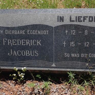 PLESSIS Frederick Jacobus, du 1904-1973 &amp; Maria Christina DU PLESSIS 1904-1978