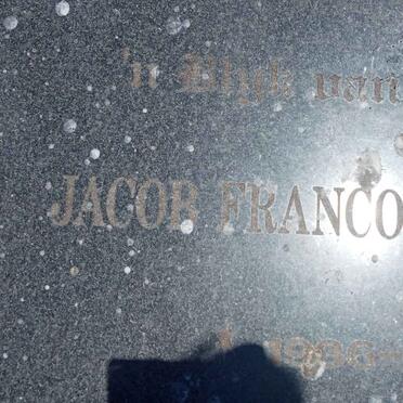 PLESSIS Jacob Francois, du 1936-1997