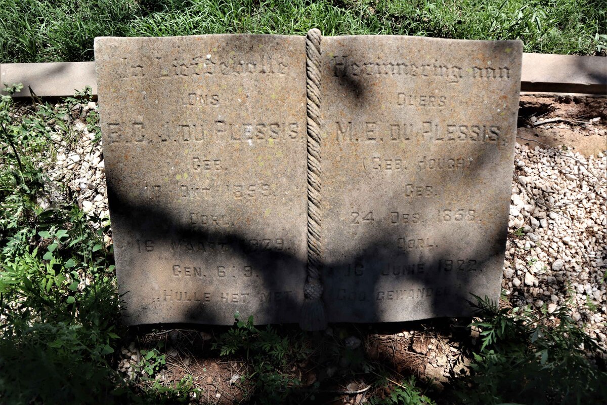 PLESSIS E.C.J., du 1859-1929 &amp; M.E. HOUGH 1858-1922