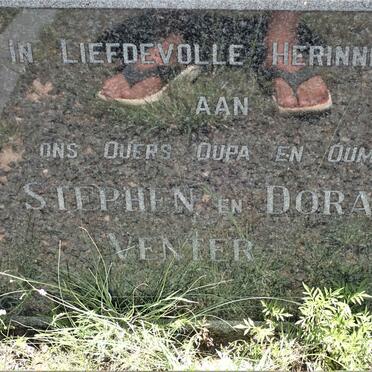 VENTER Stephen &amp; Dora
