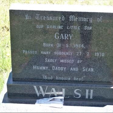 WALSH Gary 1964-1970