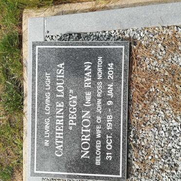 NORTON Catherine Louisa nee RYAN 1918-2014