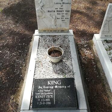 KING Rodney Cecil 1935-2016 :: KING Martin Rodney 1961-1962