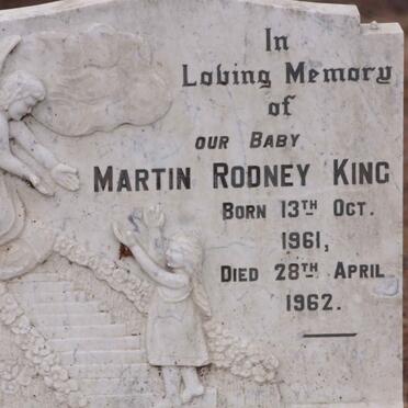 KING Rodney Cecil 1935-2016 :: KING Martin Rodney 1961-1962