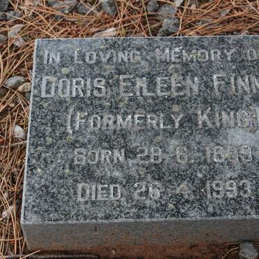 FINN Doris Eileen formerly KING 1899-1993