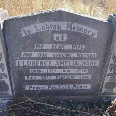 WADE Florence Amelia 1879-1946
