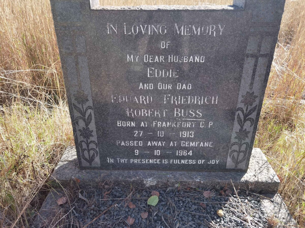 BUSS Eduard Friedrich Robert 1913-1964