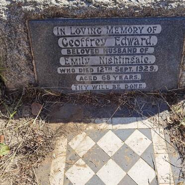 NIGHTINGALE Geoffrey Edward -1929