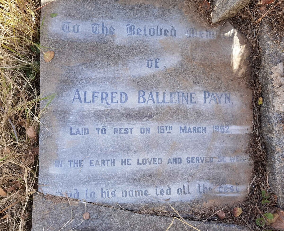 PAYN Alfred Balleine -1952