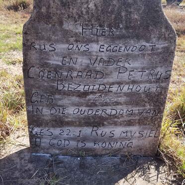 BEZUIDENHOUT Coenraad Petrus