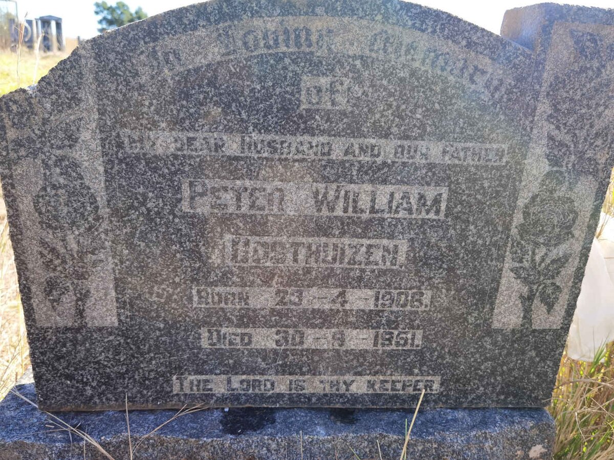 OOSTHUIZEN Peter William 1906-1951