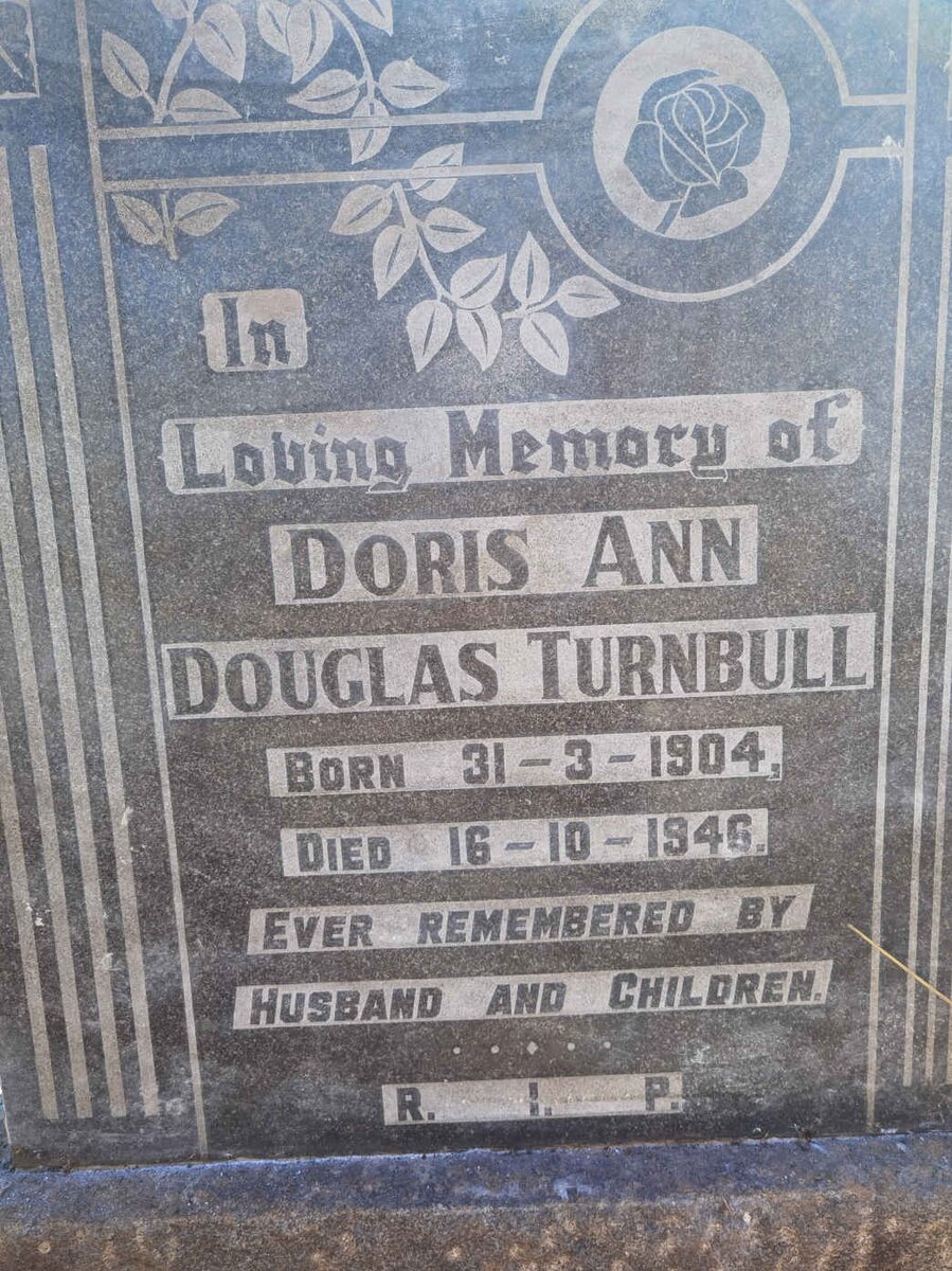 TURNBULL Doris Ann Douglas 1904-1946