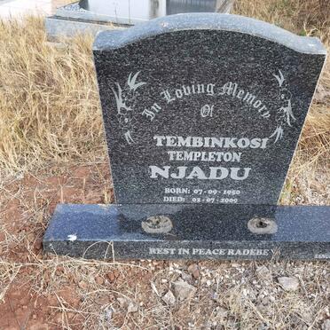 NJADU Tembinkosi Templeton 1950-2009