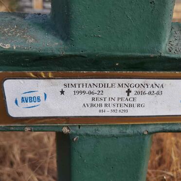 MNGONYANA Simithandile 1999-2016