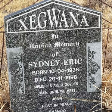 XEGWANA Sydney Eric 1938-1998