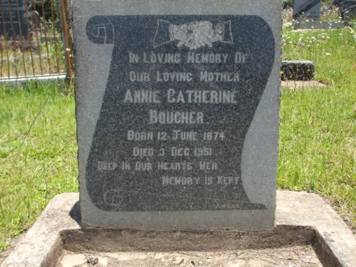 BOUCHER Annie Catherine 1874-1951