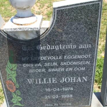 BEZUIDENHOUT Willie Johan 1974-1998