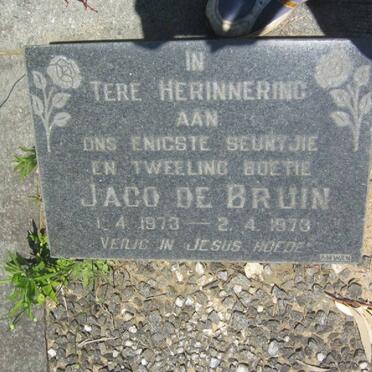 BRUIN Jaco, de 1973-1973
