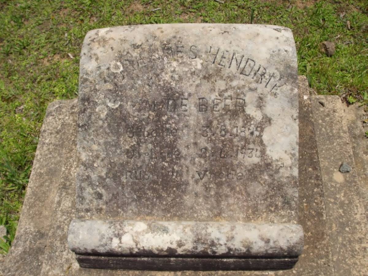 BEER Johannes Hendrik M., de 18?5-1936