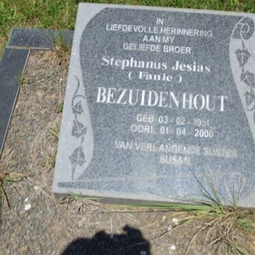 BEZUIDENHOUT Stephanus Jesias 1951-2000