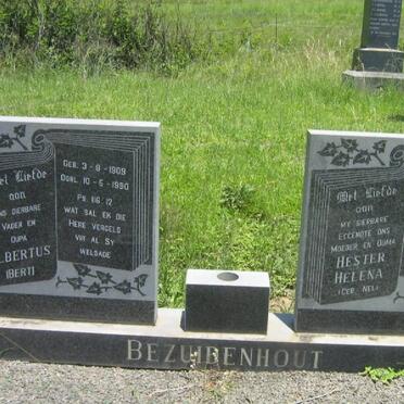 BEZUIDENHOUT Albertus 1909-1990 &amp; Hester Helena NEL 1915-1984