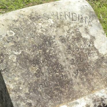 BEER Johannes Hendrik M., de 18?9-1936