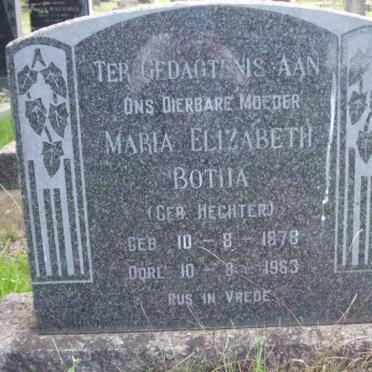 BOTHA Maria Elizabeth nee HECHTER 1878-1963