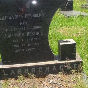 LABUSCHAGNE Johannes Hendrik 1902-1971