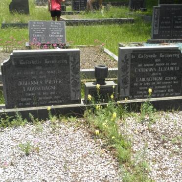 LABUSCHAGNE Johannes Pieter 1918-1982 &amp; Catharina Elizabeth GOUWS 1917-1990