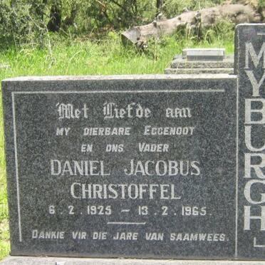 MYBURGH Daniel Jacobus Christoffel 1925-1965