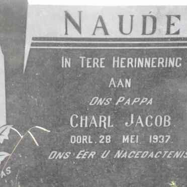NAUDE Charl Jacob -1937