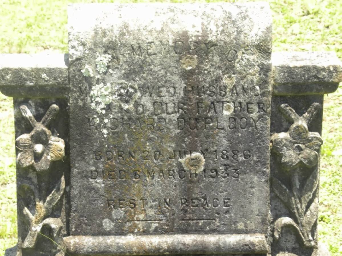 PLOOY Rishard, du 1886-1933