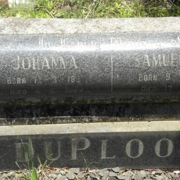 PLOOY Samuel, du 1880-1967 &amp; Johanna 18??-1956