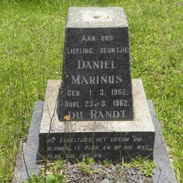 RANDT Daniel Marinus, du 1962-1962