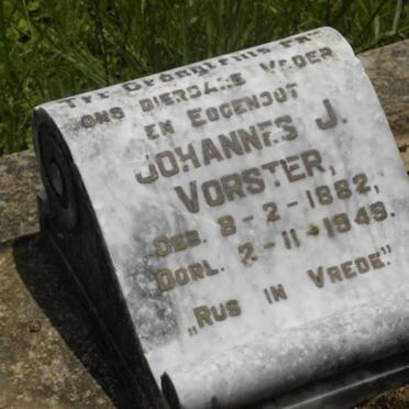 VORSTER Johannes J. 1882-1949