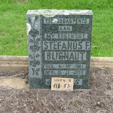 BLIGNAUT Stefanus F. 1901-1959