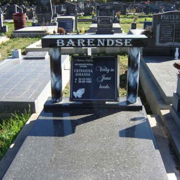 BARENDSE Catharina Johanna 1921-1999