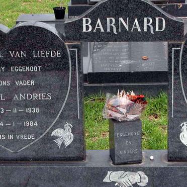 BARNARD Daniël Andries 1938-1984 &amp; Martha Catharina 1939-1986