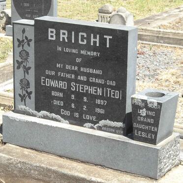 BRIGHT Edward Stephan 1897-1961