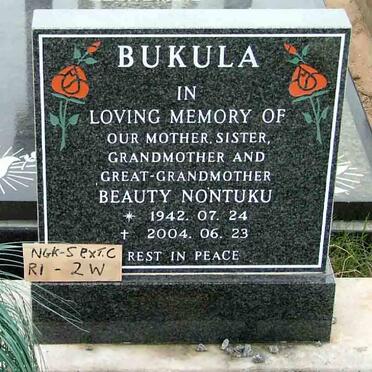 BUKULA Beauty Nontuku 1942-2004