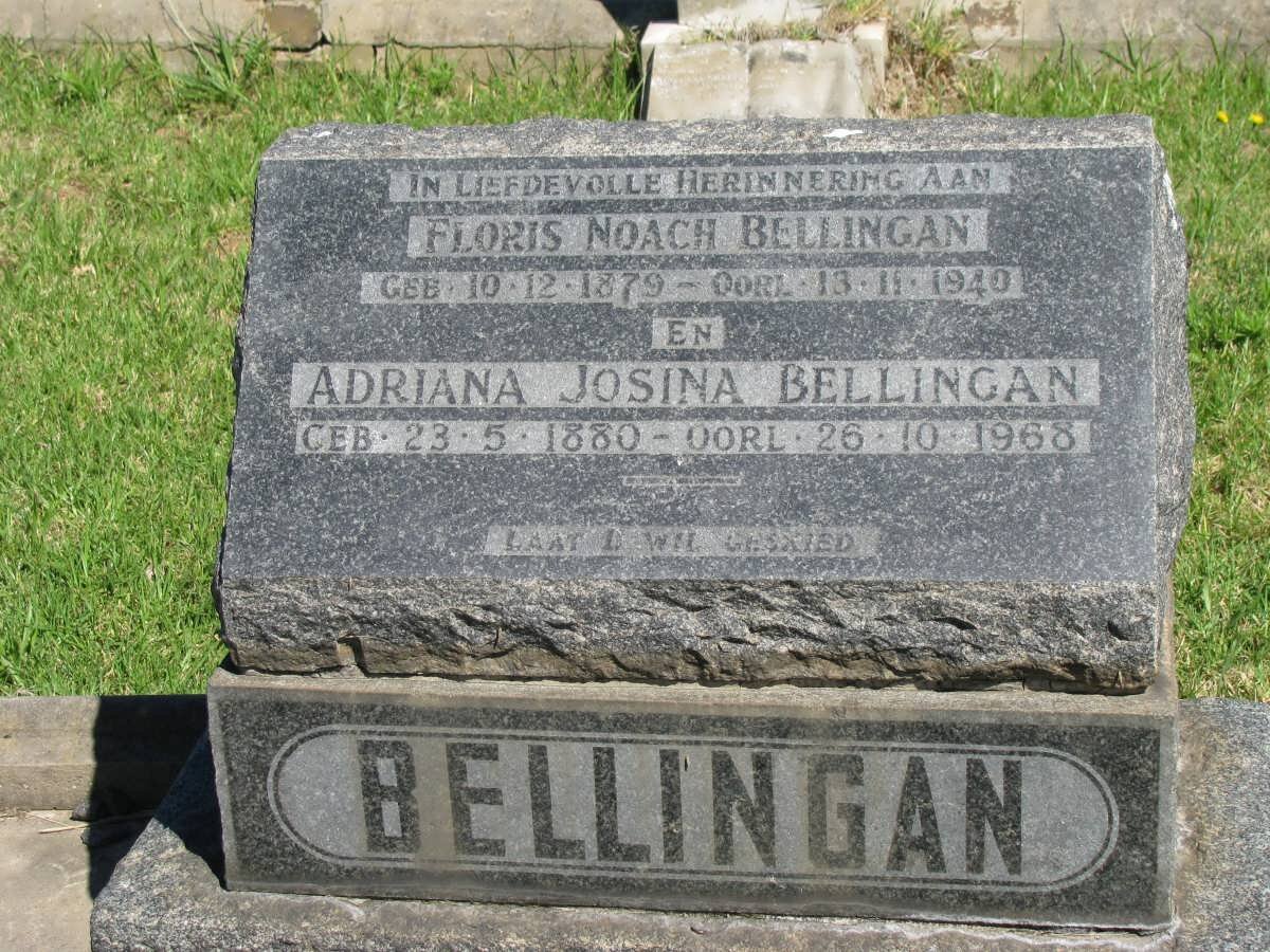 BELLINGAN Floris Noach 1879-1940 &amp; Adriana Josina 1880-1968