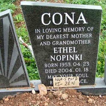 CONA Ethel Nopinki 1953-2004