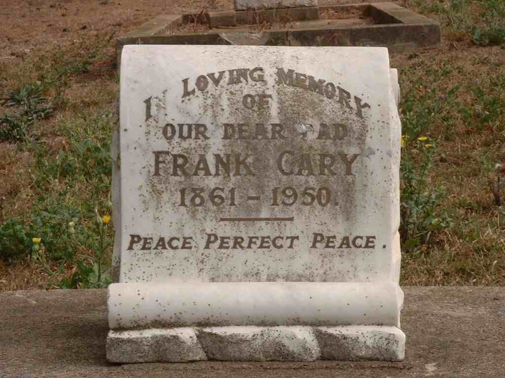 CARY Frank 1861-1950