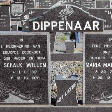 DIPPENAAR Schalk Willem 1917-1978 &amp; Maria Magdeleen 1917-1997