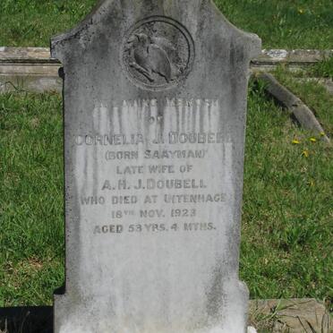 DOUBELL Cornelia J. nee SAAYMAN -1923