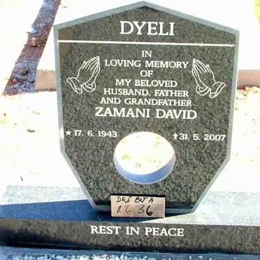 DYELI Zamani David 1943-2007