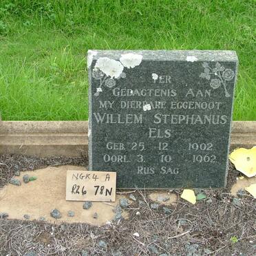 ELS Willem Stephanus 1902-1962